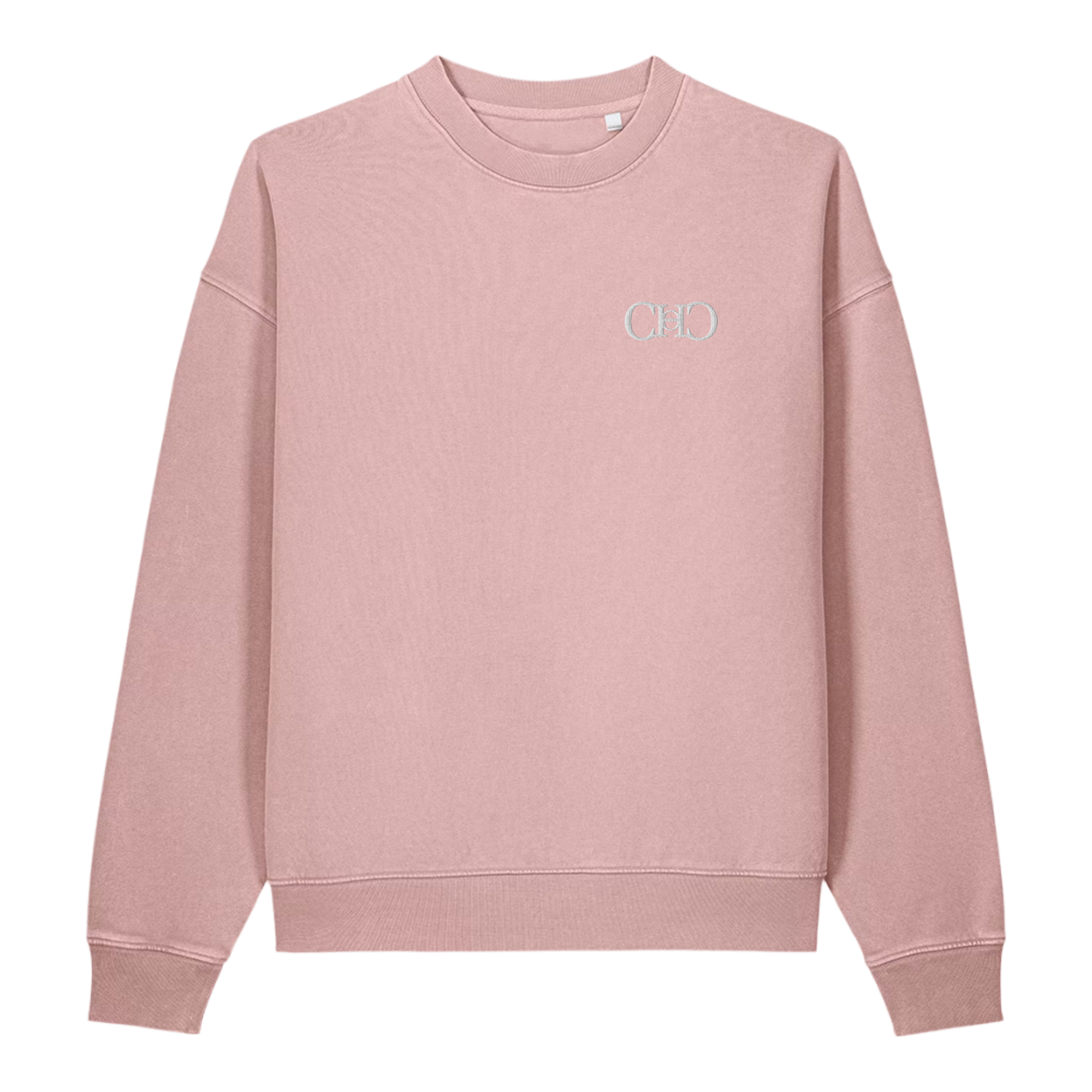 Washed Sweatshirt — Pink front